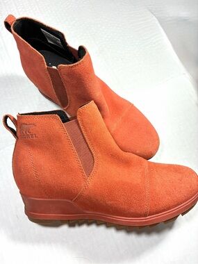 SOREL EVIE PULLON SUEDE ANKLE BOOT